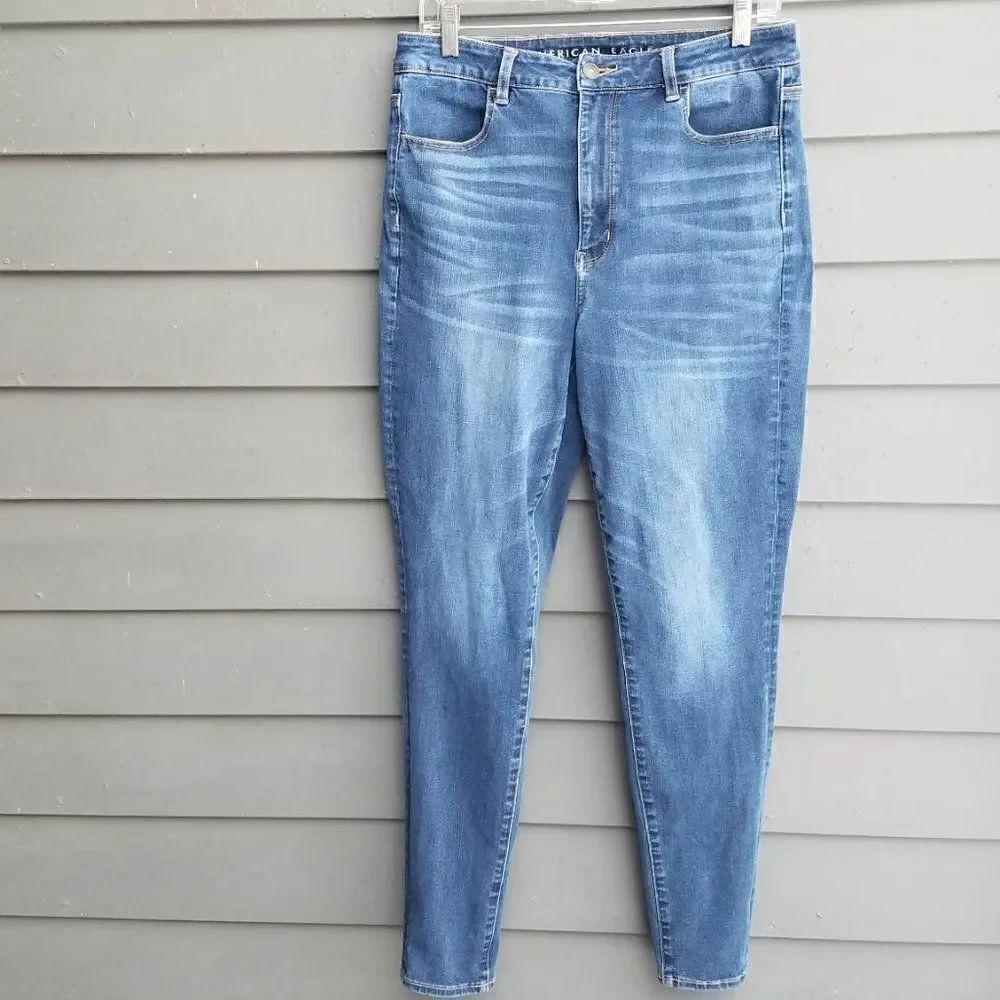 American Eagle 360 Next Level Stretch Highest Rise Jeggings 12Long